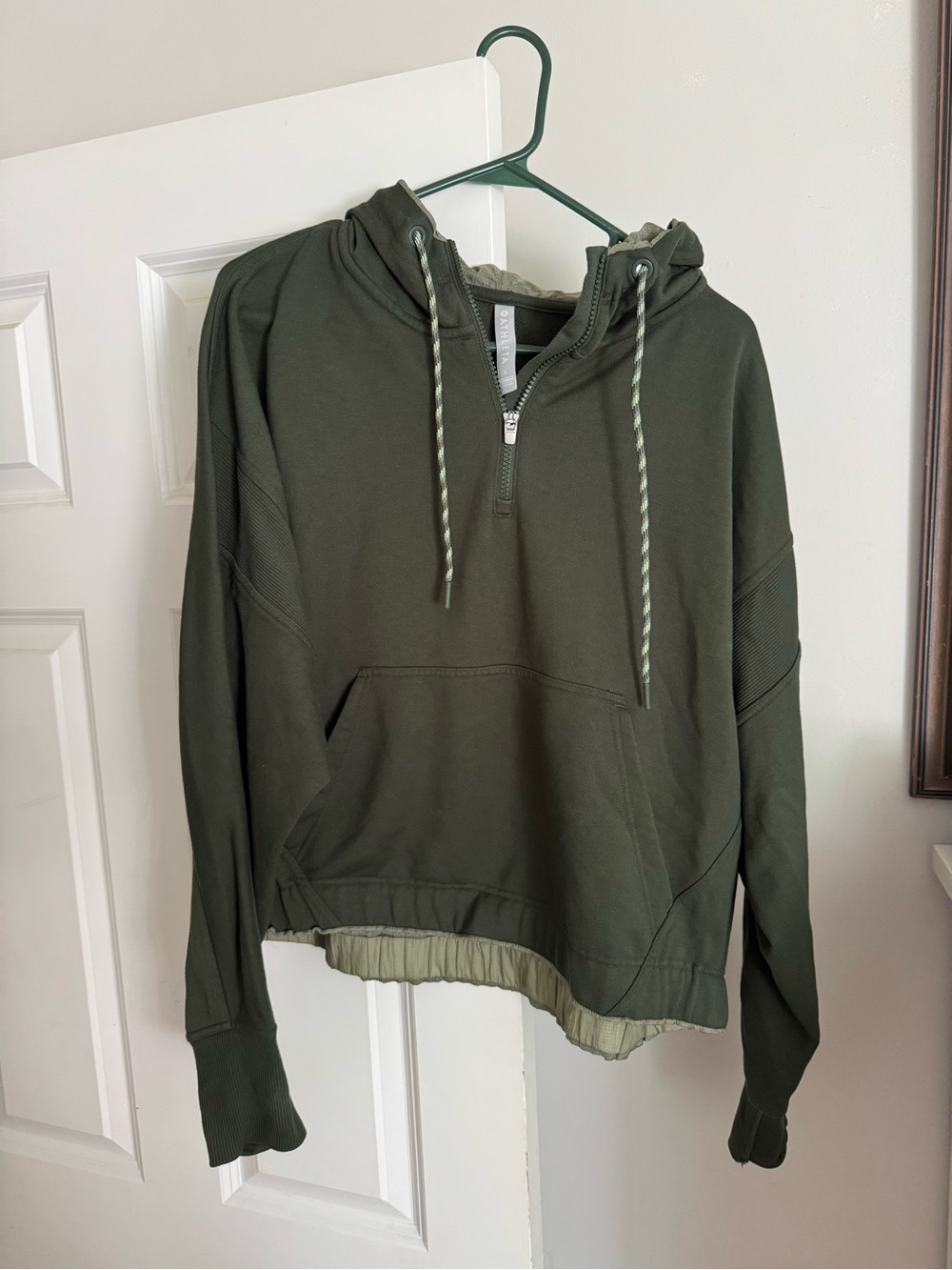 Athleta Hooded Quarter Zip